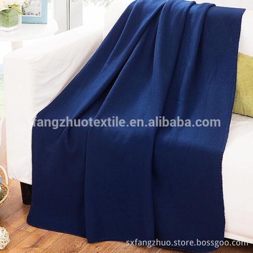 anti-pilling both flannel  50x60 fleece blanket